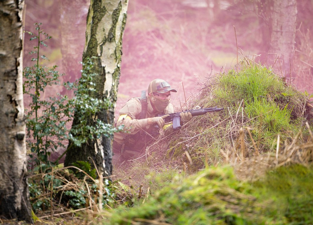 Paintball battlefield