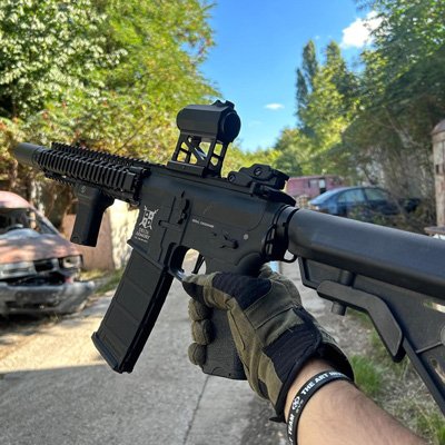 Paintball forest undergrowth